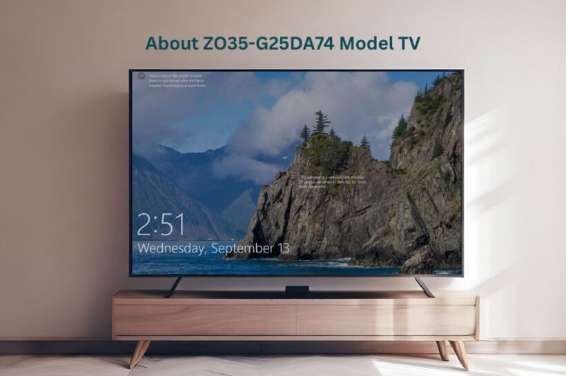 About ZO35-G25DA74 Model TV
