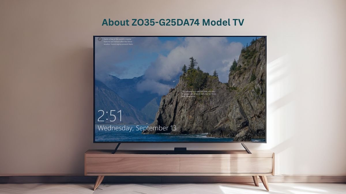 About ZO35-G25DA74 Model TV